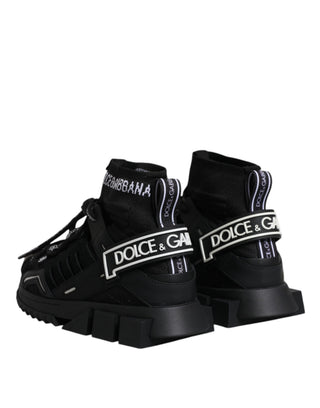 Schwarze Sorrento Socken-Sneaker