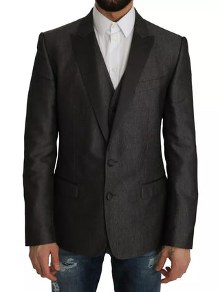 Chaleco y blazer MARTINI gris de dos piezas