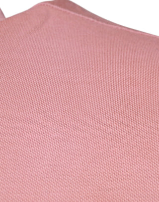 Polo rosa con cuello y corona, manga corta