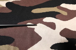 Mehrfarbiges Tarn-Poloshirt mit Kragen