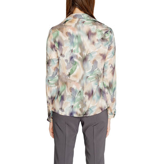Bicolor Polyester Blouse