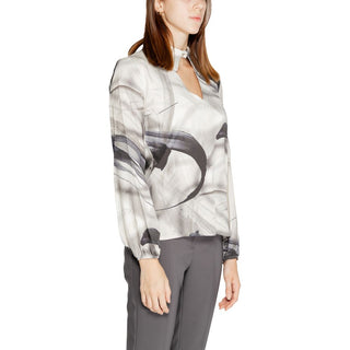 Gray Viscose Blouse