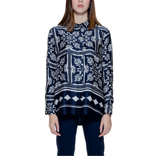 Blue Viscose Blouse