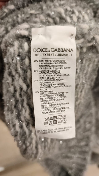 Pullover aus grauem Kaschmir mit Rollkragen