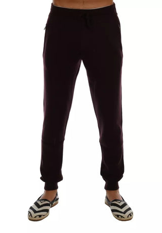 Pantalones deportivos de entrenamiento de cachemira morados  