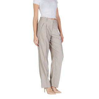 Graue Freizeithose aus Polyester