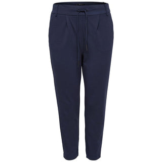 Blaue Viskose Freizeithose