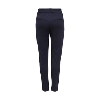 Blaue Viskose Freizeithose