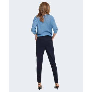 Blaue Viskose Freizeithose