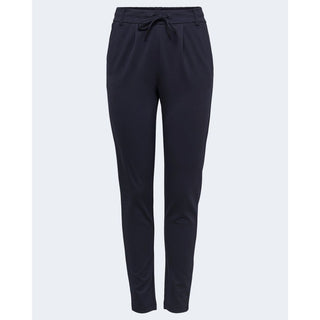 Blaue Viskose Freizeithose