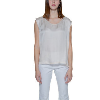 Beige Viscose Blouse