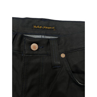 Jeans de algodón negro para hombre