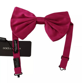 Pink 100% Seide Verstellbare Halsfliege Herren