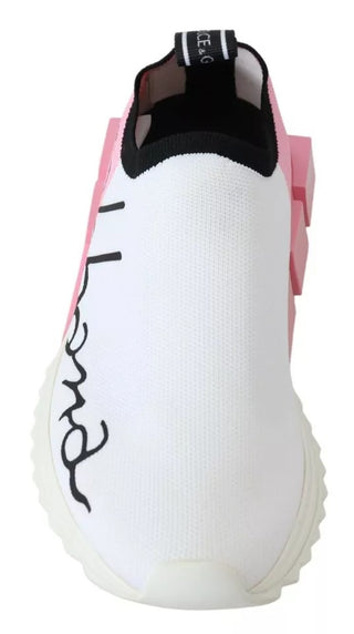 Zapatillas Sorrento rosa con logo blanco