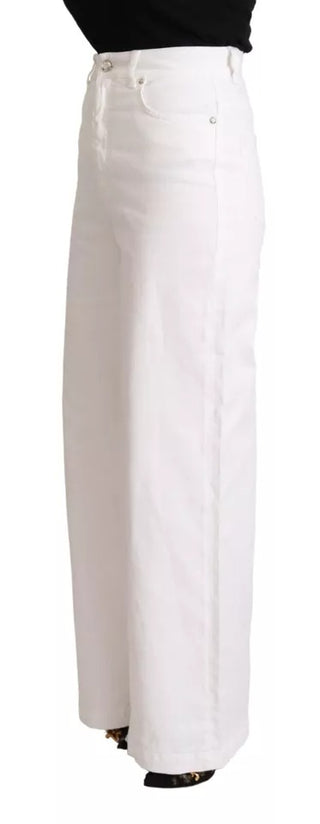 Jeans de mezclilla blanca MONICA con corte bootcut