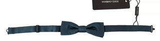 Blaue 100% Seide Verstellbare Herren-Fliege