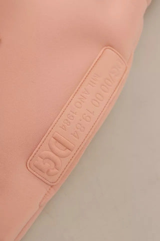Pantalones jogger de poliéster rosa tipo sudadera  
