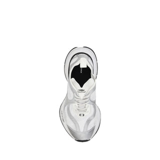 White Polyethylene Athletic Sneakers