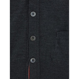 Gray Wool Oves Aries Cardigan