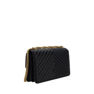 Black Calf Leather Bos Taurus Shoulder Bag