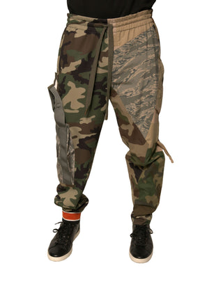 Pantalones jogger con sudadera multicolor con camuflaje