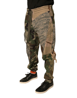 Pantalones jogger con sudadera multicolor con camuflaje