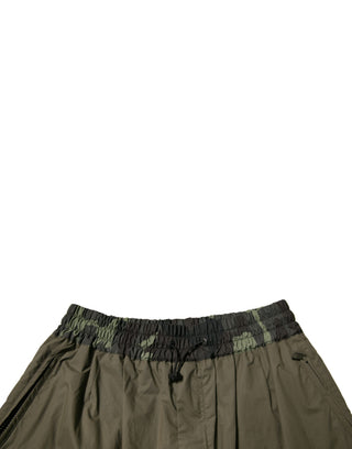 Mehrfarbige Camouflage Jogger Cargo Hose
