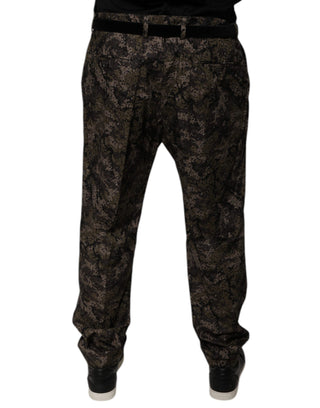 Pantalones de vestir para hombre con camuflaje multicolor