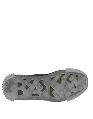 Zapatillas bajas negras con camuflaje verde NS1