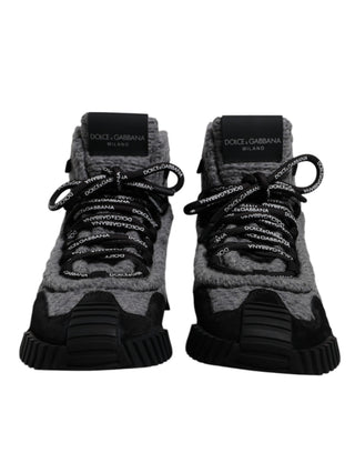 Grau Schwarze NS1 High Top Stiefel Sneakers Schuhe