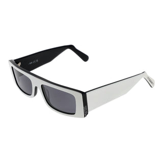 Weiße Kunststoff-Sonnenbrille