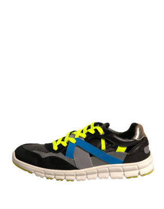 Multicolor Suede Low Top Sneakers Shoes