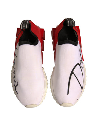 Zapatillas Sorrento bajas blancas y rojas