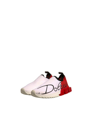 Zapatillas Sorrento bajas blancas y rojas