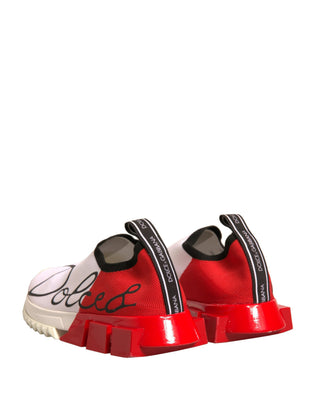 Zapatillas Sorrento bajas blancas y rojas