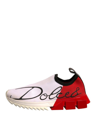 Zapatillas Sorrento bajas blancas y rojas