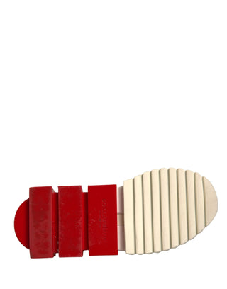 Zapatillas Sorrento bajas blancas y rojas