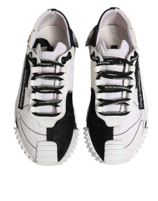 White Black NS1 Low Top Sneakers Shoes