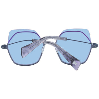 Graue Sonnenbrille aus Metall & Kunststoff