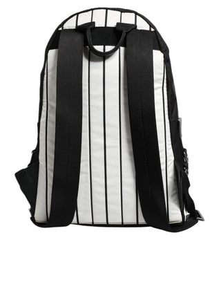 Mochila negra con estampado Vulcano Royal King para hombre