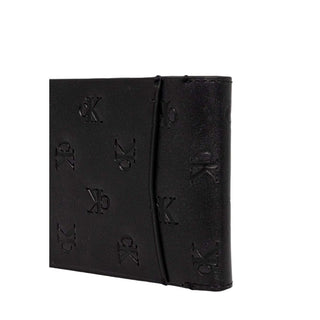 Cartera de cuero negra