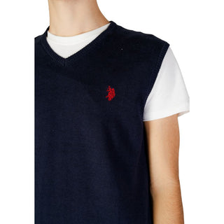Blue Cotton Waistcoat