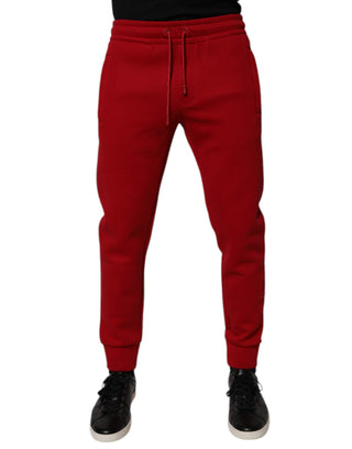 Pantalones jogger de algodón rojos