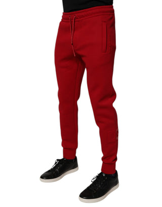 Pantalones jogger de algodón rojos