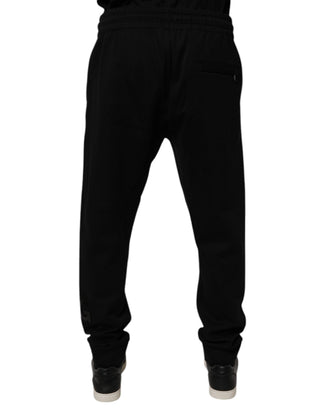 Pantalones jogger de algodón negros