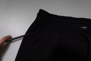 Pantalones jogger de algodón negros
