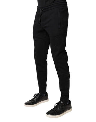 Pantalones jogger de algodón negros