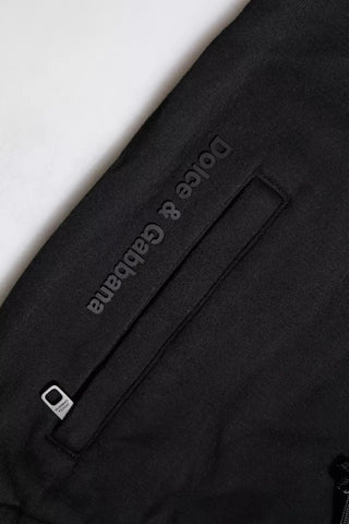 Pantalones jogger de algodón negros