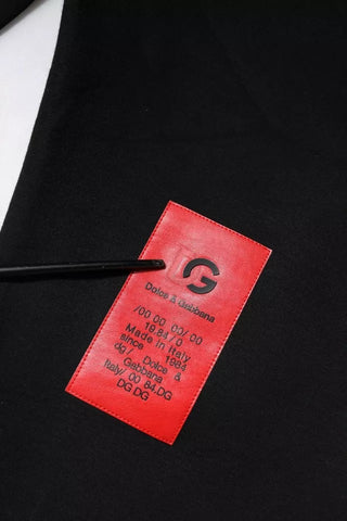 Pantalones jogger de algodón con parche de logo negro