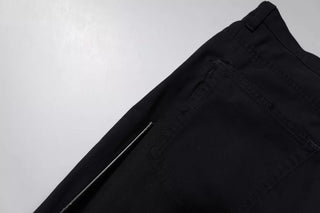 Dunkelblaue Baumwoll-Stretch lockere Herren-Denim-Jeans